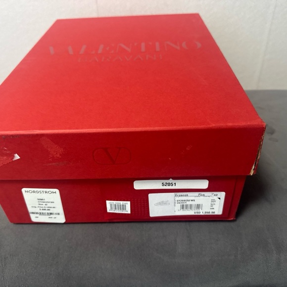 New Mens Valentino Garavani VLogo Easy Jog Sneakers Rubin/Pink Sz42 $1050 - Picture 8 of 8